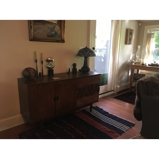 Strick & Bolton Tobacco 55-inch Tessuto Buffet