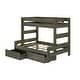 preview thumbnail 3 of 21, Max and Lily Farmhouse Twin over Full Bunk Bed with Storage Drawers