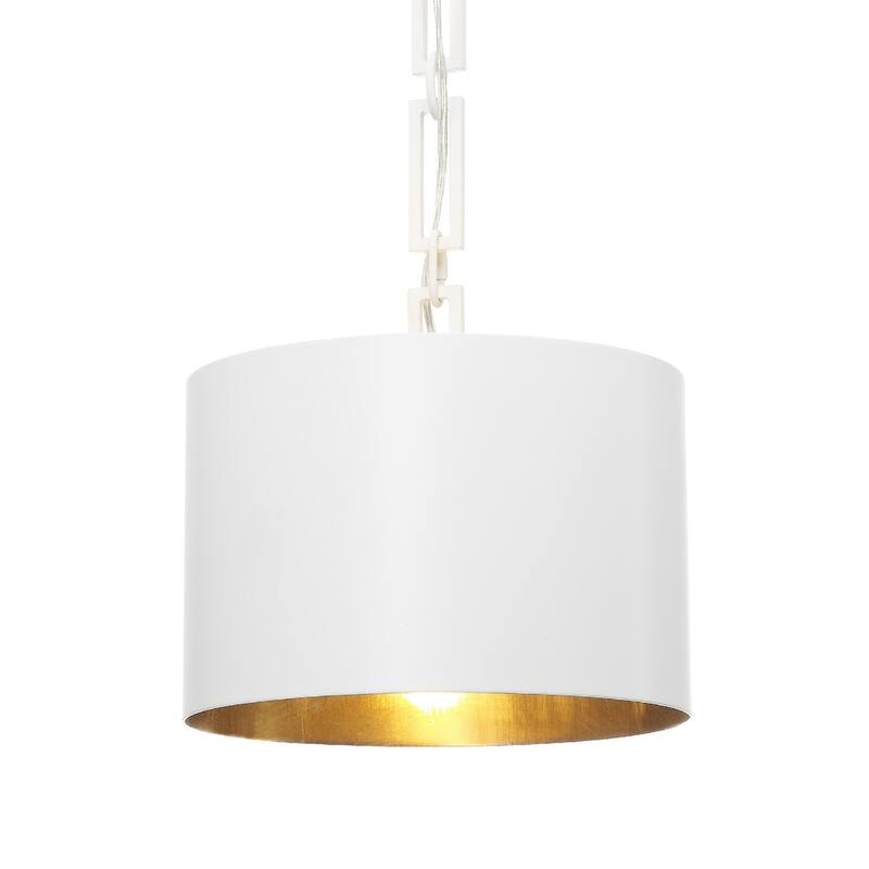Crystorama Lighting Group Brian Patrick Flynn for Alston Single Light - Matte White / Antique Gold