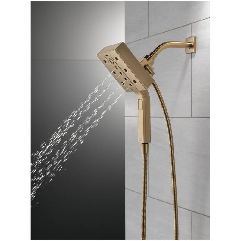 Delta In2ition 2.5 GPM Multi Function Shower Head with H2Okinetic and