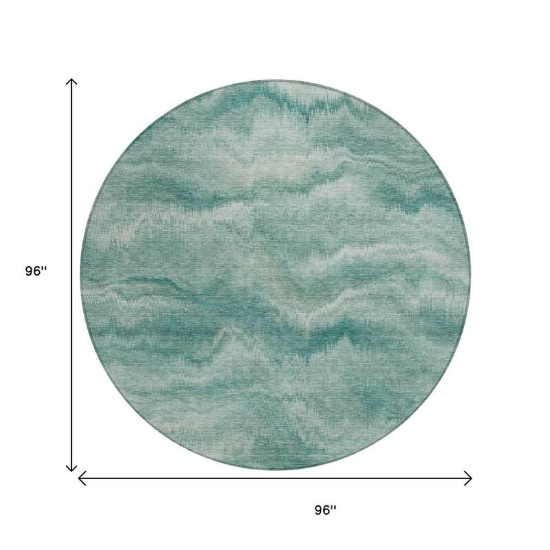 HomeRoots Abstract Transitional Rectangle Outdoor Rug
