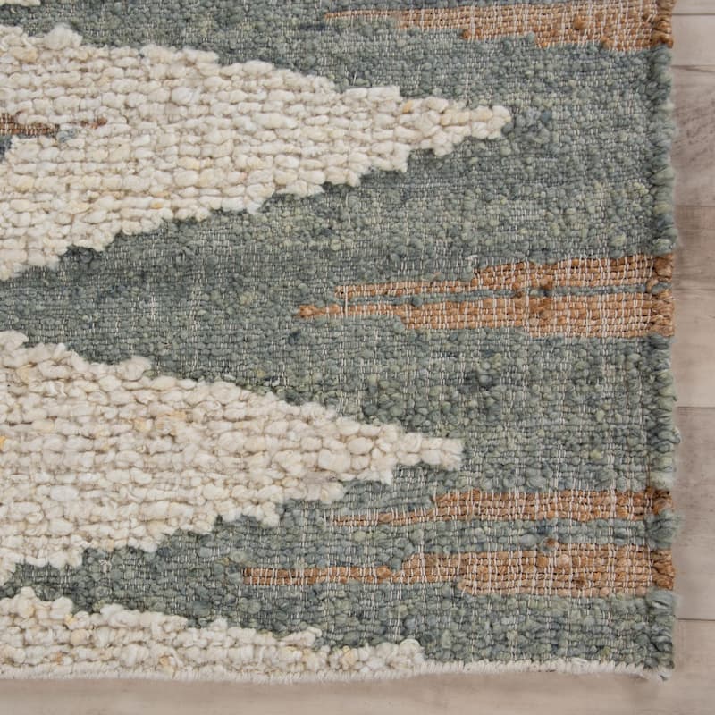 Alora Decor Southwesteren Hand-woven Geometric Grey Rug