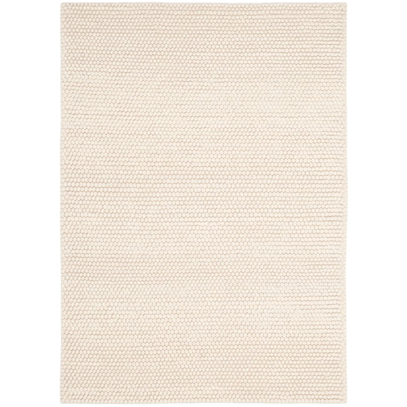 SAFAVIEH Natura Gerta Handmade Wool Area Rug - 3' x 3' Square - Ivory