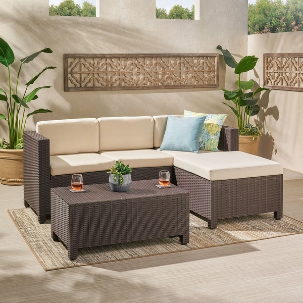 L shaped hotsell patio furniture small