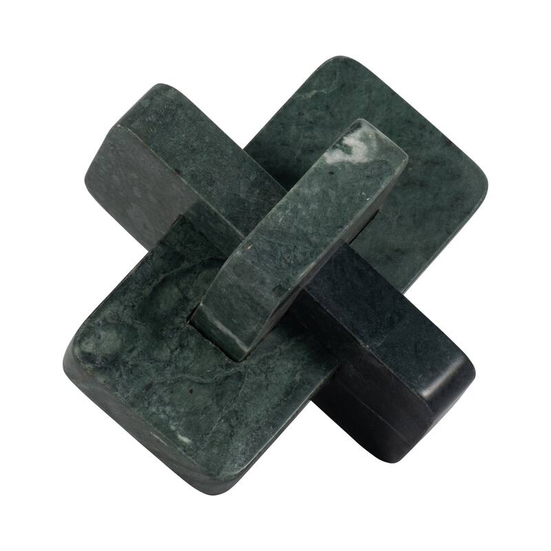 Sagebrook Home Dimora Green Marble Knots, Ideal Home Accent