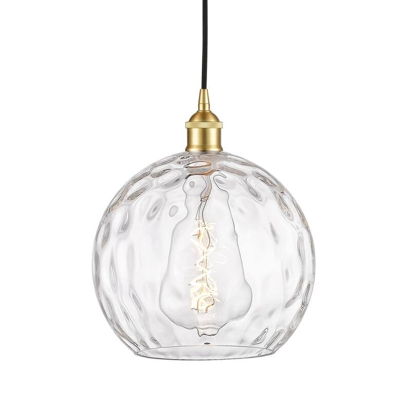Innovations Lighting 616-1P-13-10 Athens Pendant Athens 10" Wide - Satin Gold / Clear Water Glass