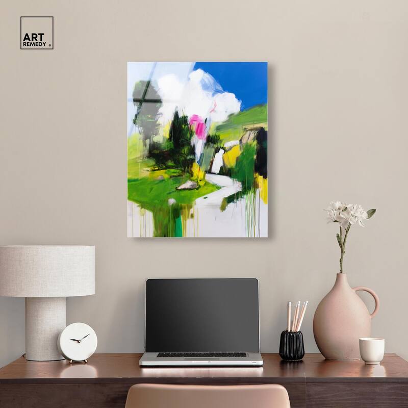 Swiss Fields Acrylic by Art Remedy, Ready to Hang
