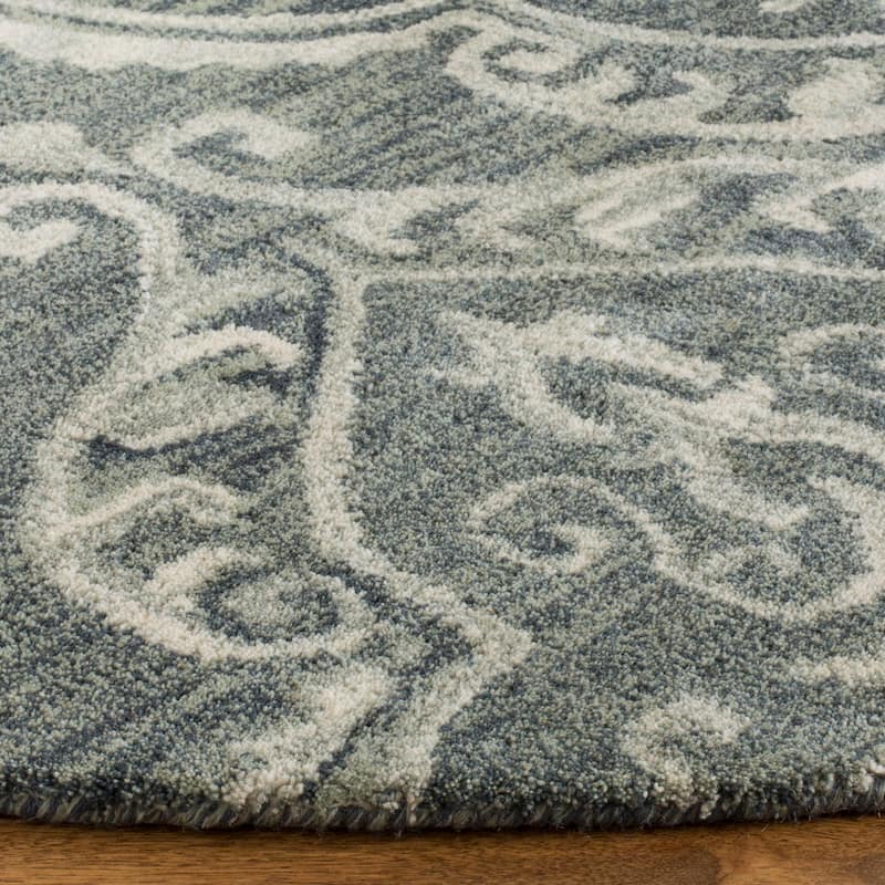 SAFAVIEH Handmade Blossom Vanora Modern Floral Wool Rug