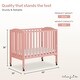 preview thumbnail 3 of 16, Dream On Me 2 in 1 Folding Portable Crib