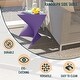 preview thumbnail 56 of 184, Randolph Indoor Side Table - Lightweight Triangular Design Accent End Table for Home Office Living Room and Bedroom, No Assembly