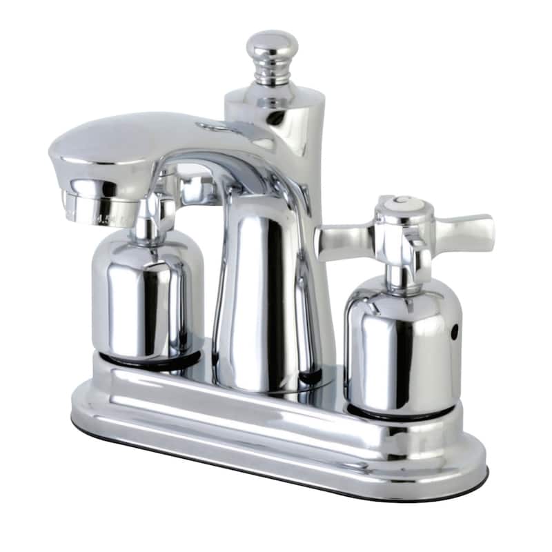Kingston Brass Millennium 1.2 GPM Centerset Bathroom Faucet with Metal - Polished Chrome
