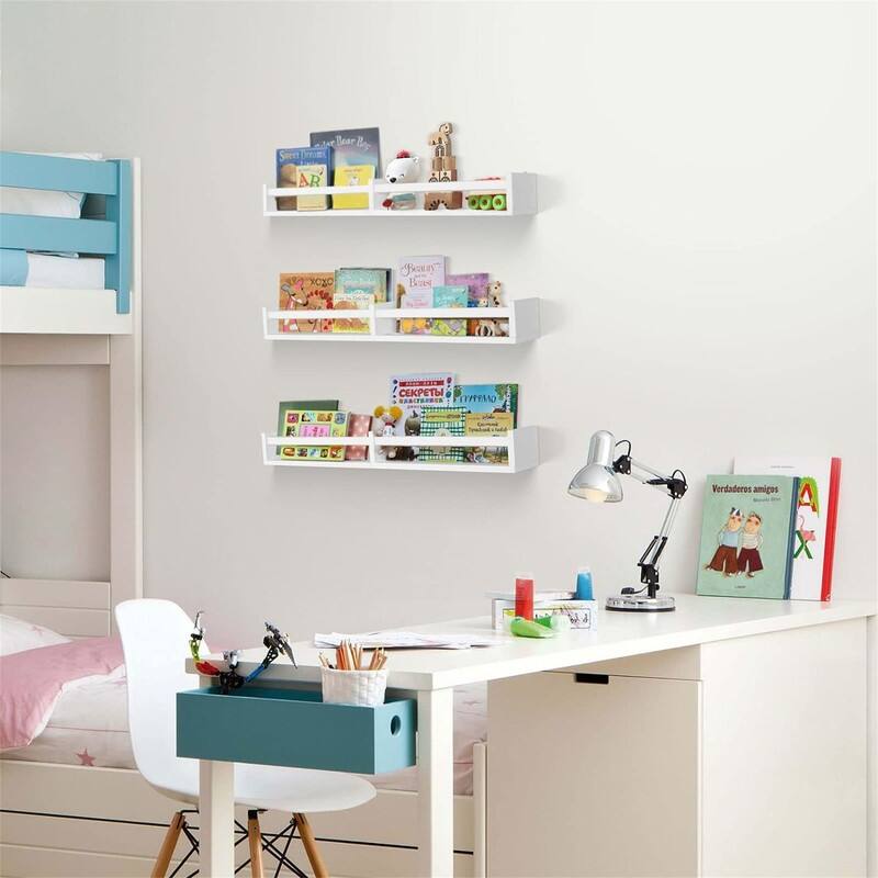 Wall Bookshelves for Kids - 4"D x 32"W x 3.8"H