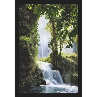 Zaragoza Falls Framed Poster - 24 x 36 Inch