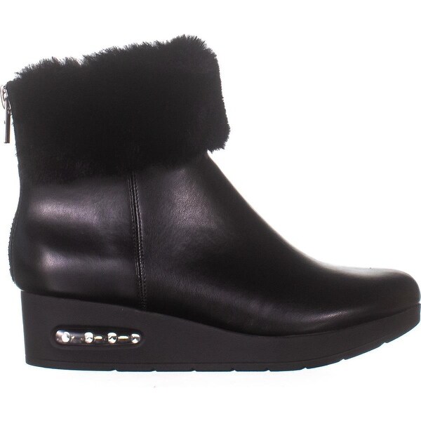 DKNY Abri Wedge Winter Boots, Black 