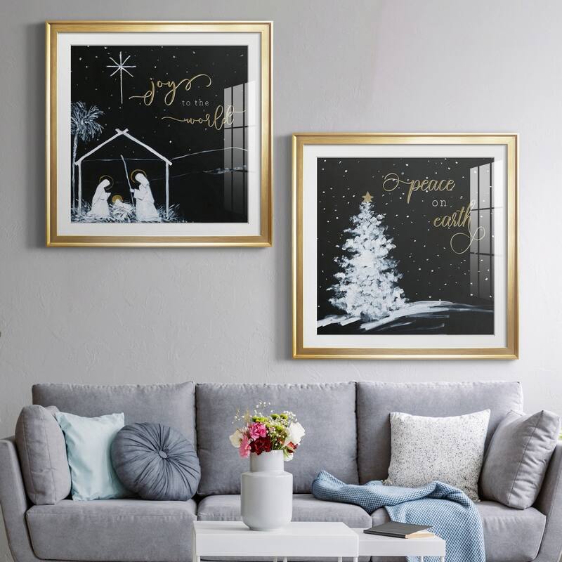 Joy to the World Nativity Premium Framed Print - Ready to Hang