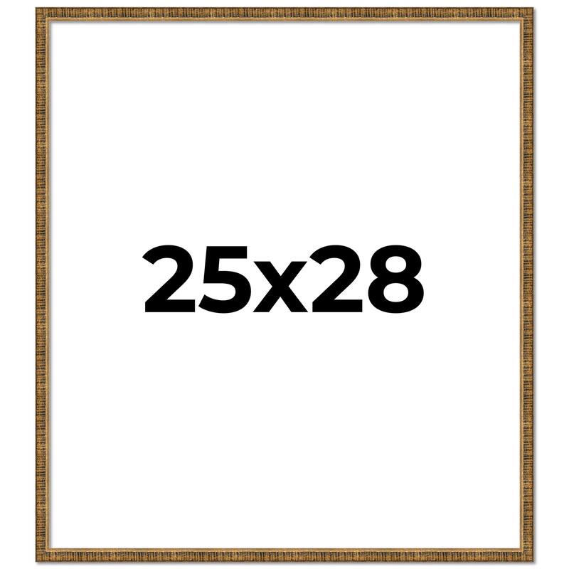 25x28 Frame Gold Picture Frame - Complete Modern Photo Frame Includes