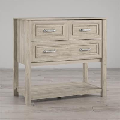 Little Seeds Sierra Ridge Levi Kids 3 Drawer Walnut Dresser