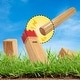 preview thumbnail 5 of 9, GSE™ Premium Rubber Hardwood Kubb Game Set with Carry Bag. Viking Chess Tossing/Throwing Game for Backyard, Lawn, Beach, Park