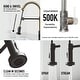 preview thumbnail 35 of 156, VIGO Edison 19" H Single Handle Pull-Down Sprayer Kitchen Faucet