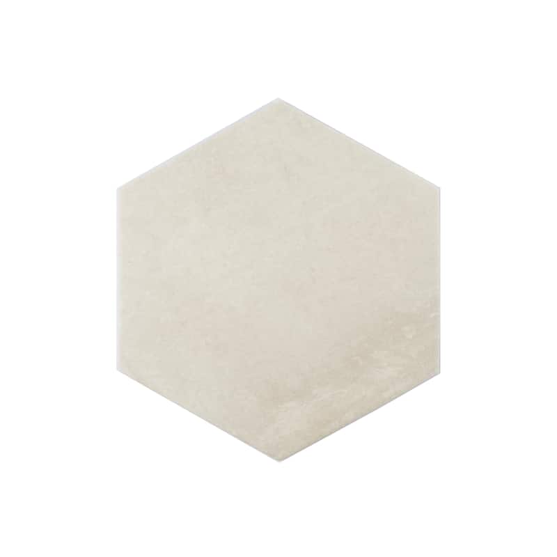 Arcadian Hexagon 9 in. x 10 in. Glazed Porcelain Wall and Floor Tile