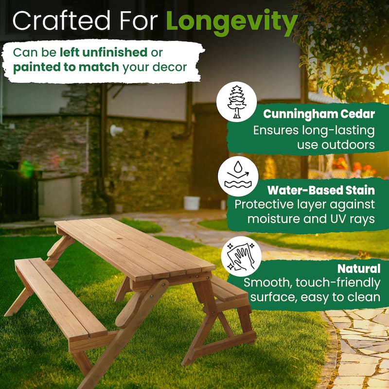 Surfside Interchangeable Picnic Table by Havenside Home