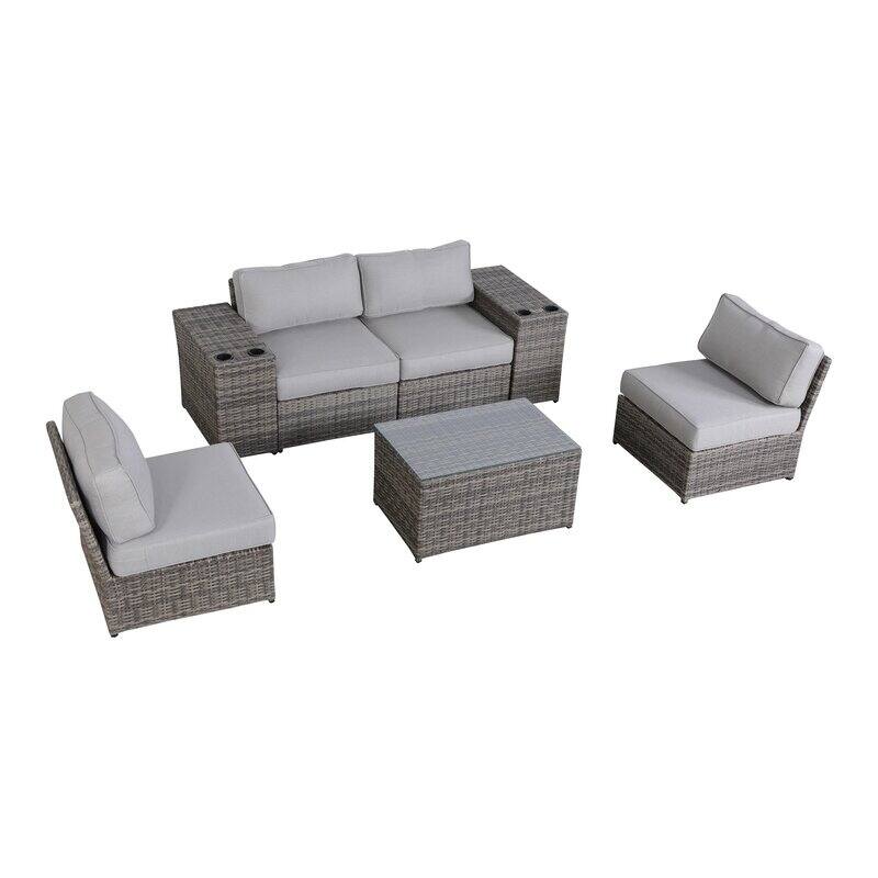 7 Piece Seating Group with Cushions