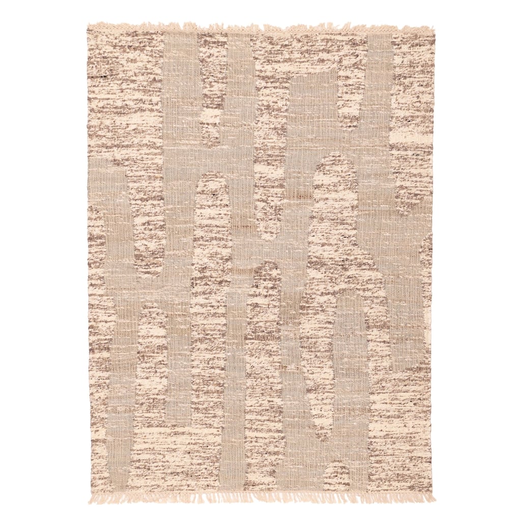 ECARPETGALLERY Flat-Weave Palas Denizli Grey Kilim - 5'5 x 7'5