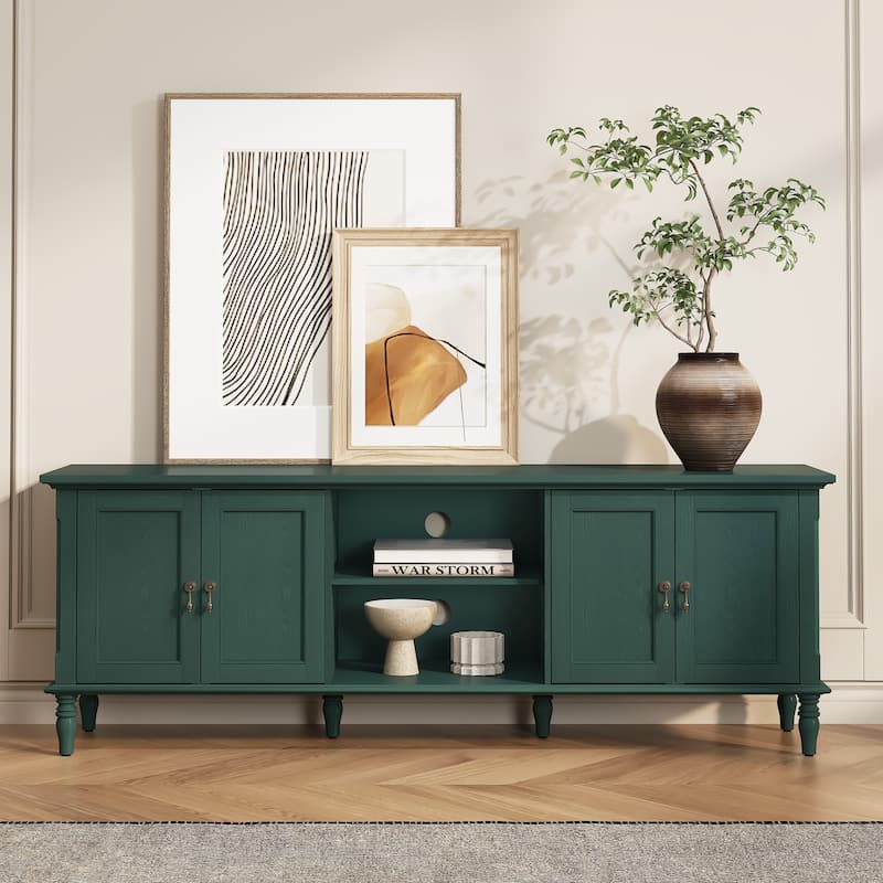 67''Vintage TV Stand for TVs Up to 75"