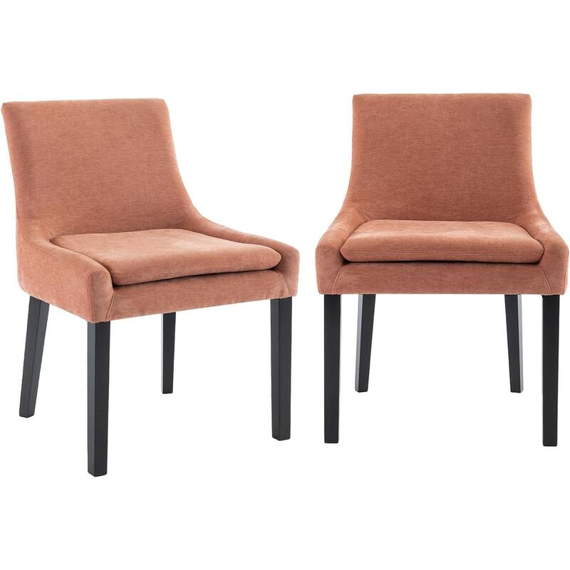 Upholstered Corduroy Accent Side Leisure Chairs with Soild Wood Legs