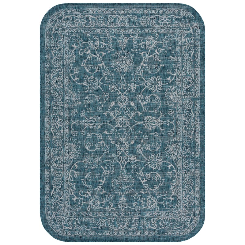 SAFAVIEH Courtyard Hasina Indoor /Outdoor Waterproof Patio Backyard Rug