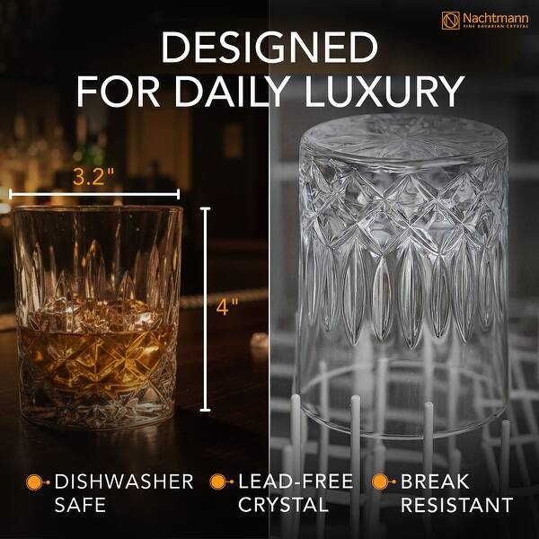 Nachtmann Set of 4 Noblesse Whisky Glasses - 10 oz - Bed Bath & Beyond