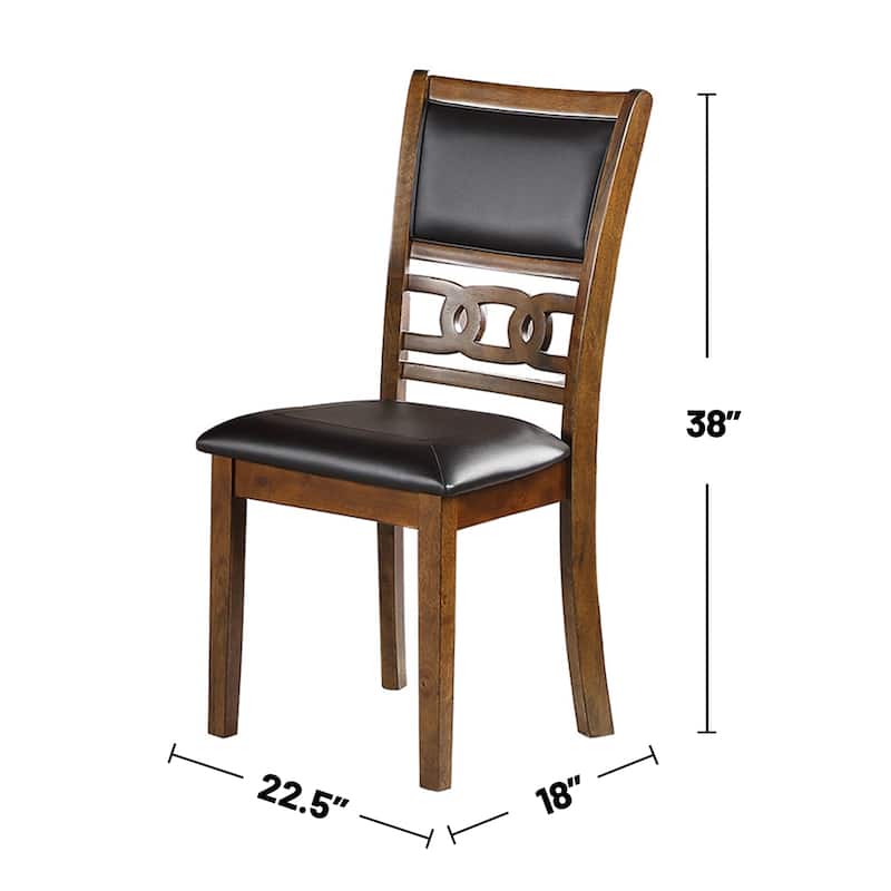 Set of 2 Upholstered Dining Chairs