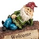 preview thumbnail 58 of 104, Gnome Folding Hands Looking Up Garden Statue