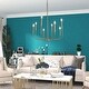 preview thumbnail 4 of 8, The Gray Barn Modern 8-Light Chandelier Windy Bracken Ceiling Lighting for Living Room - D 27"X H 36"