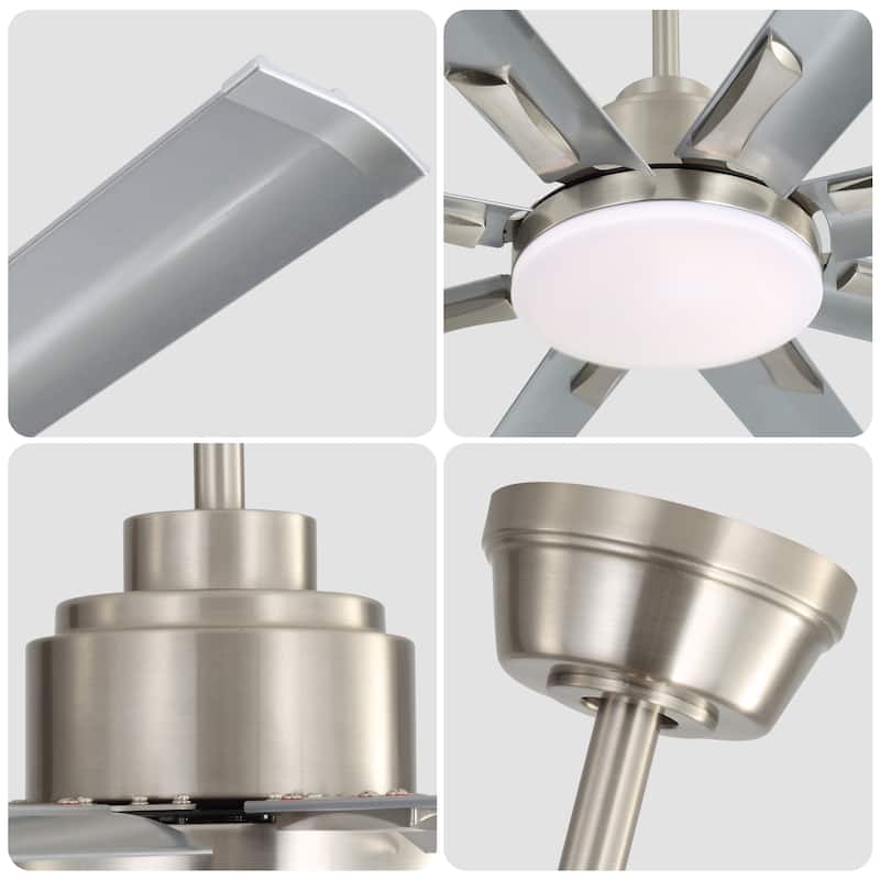 84-inch DC Motor Ceiling Fan with Dimmable Light