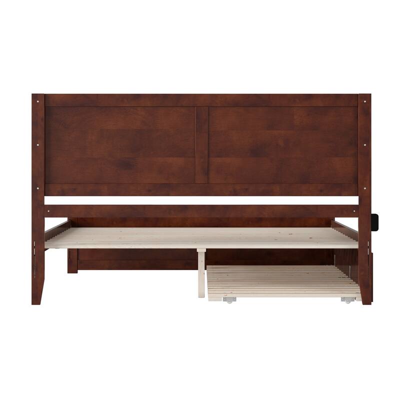 AFI, Canyon Platform Bed with Matching Footboard & Trundle