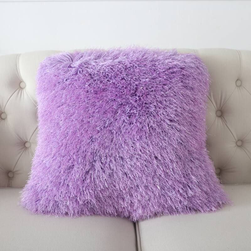 Manhattan Collection Shag Pillow