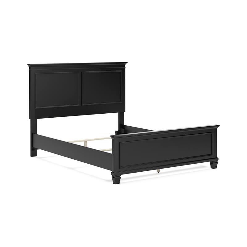 Signature Design by Ashley Fortman Panel Bed - Black - Queen