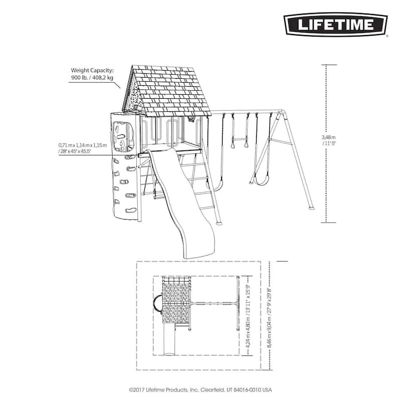 Lifetime Big Stuff ® Swing Set