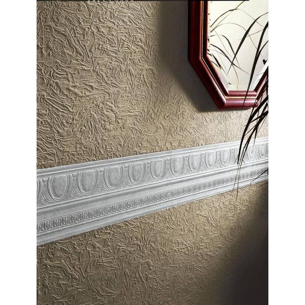 Shop Graham And Brown 844 Swirl Paintable Vinyl Pre Pasted Wallpaper White Overstock 28132110