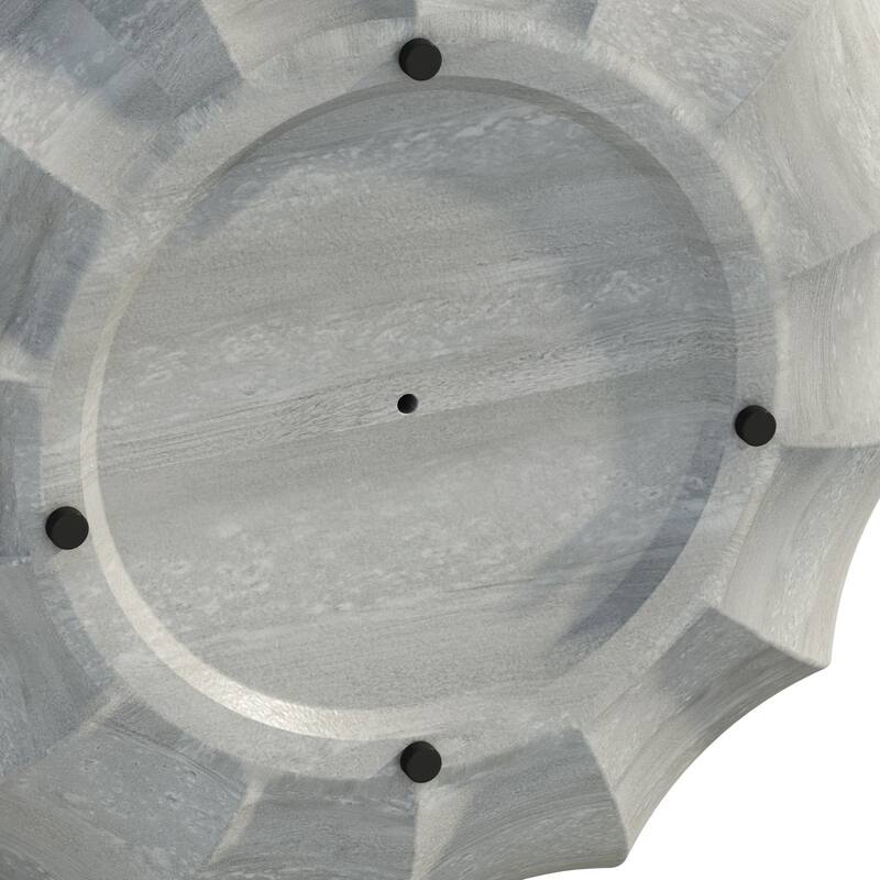 35.43" Modern Coffee Table, MgO Cement Coffee Table