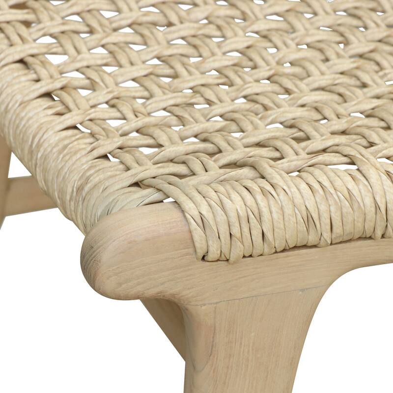 Poly & Bark Batu Indoor/Outdoor Dining Chair - Solid Wood Frame