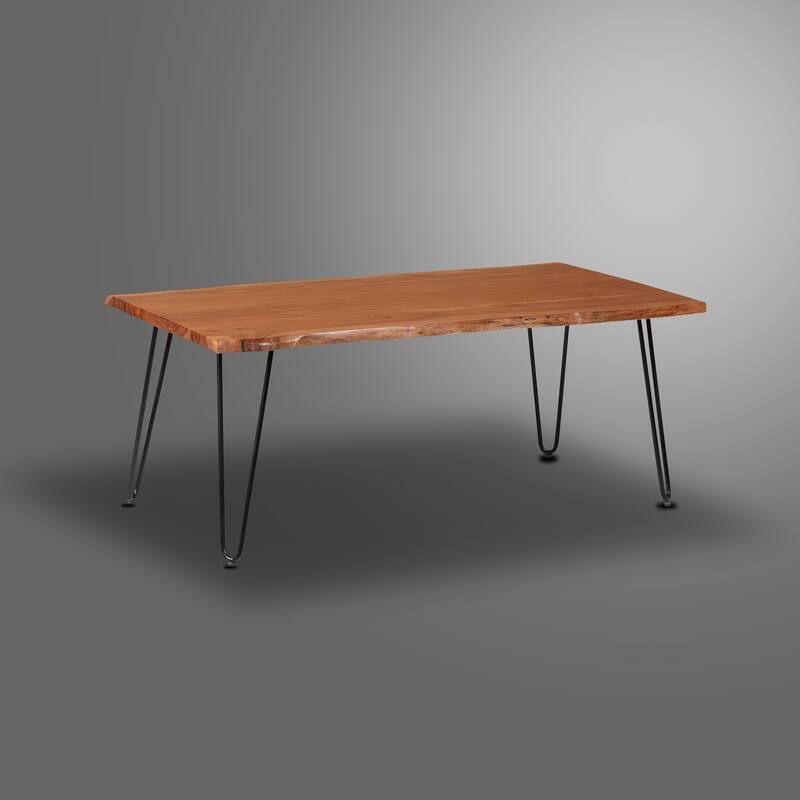 Live Edge Side Table TOP 25MM Thick Leg - Rectangular