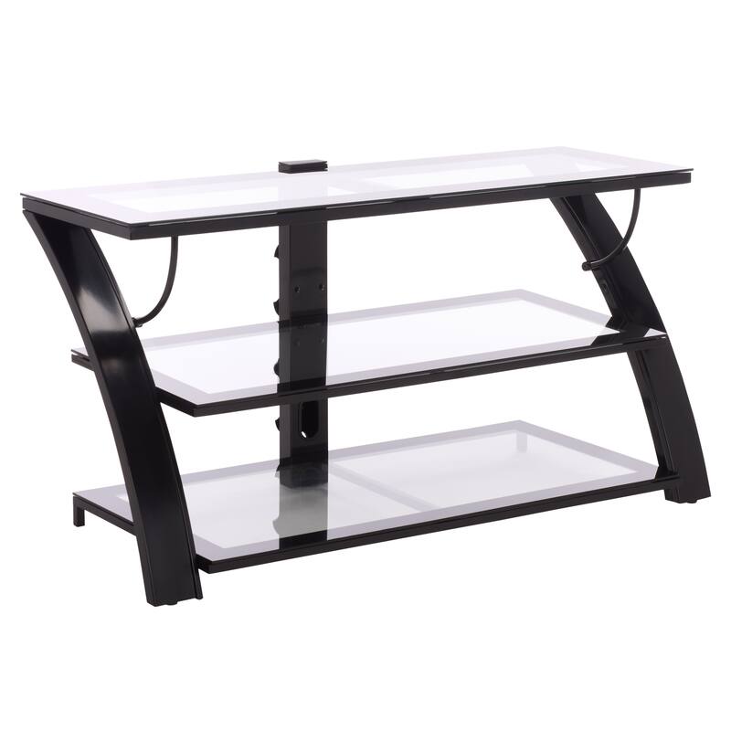 SEI Furniture Aiden 3-in-1 Flat Panel Media TV Stand - 44"W x 21"D x 56"H