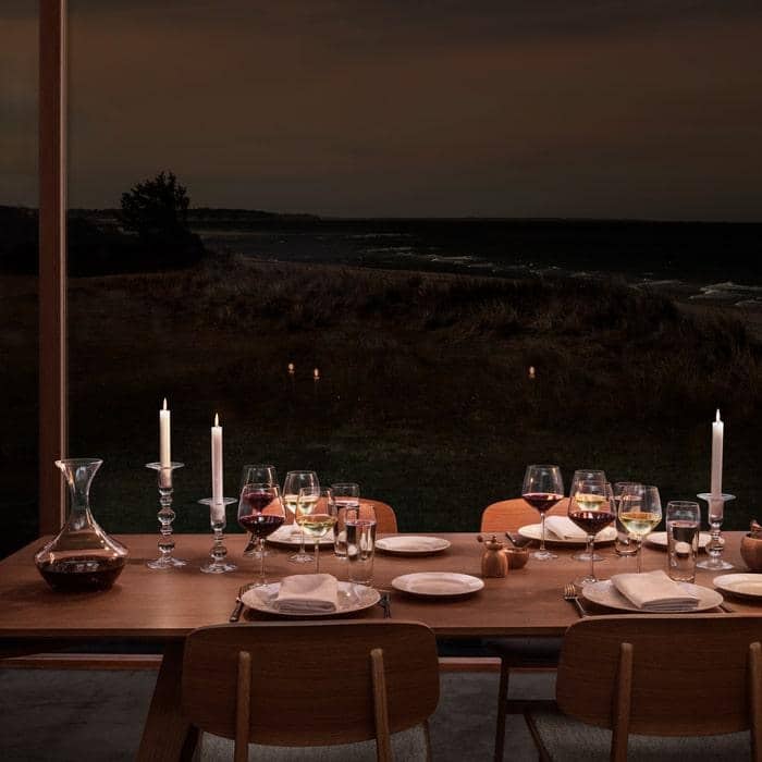 Holmegaard Perfection Burgundy Glass, Clear, 6 pcs. - 20 oz