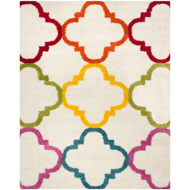 SAFAVIEH Kids Shag Terri Geometric Nursery Playroom 2-inch Thick