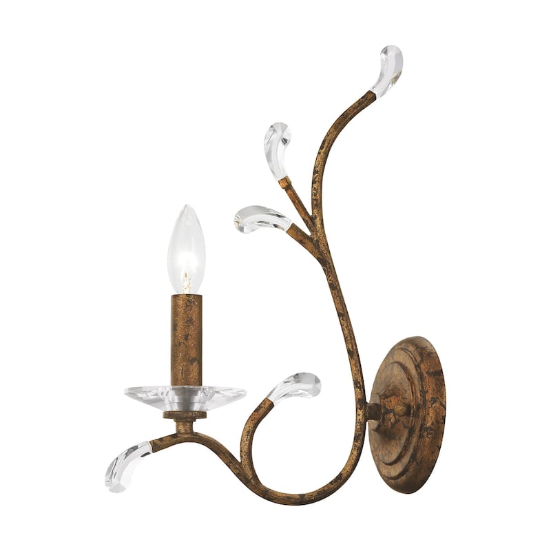 Livex Lighting Serafina 1 Light Candle-Style Sconce Wall Sconce