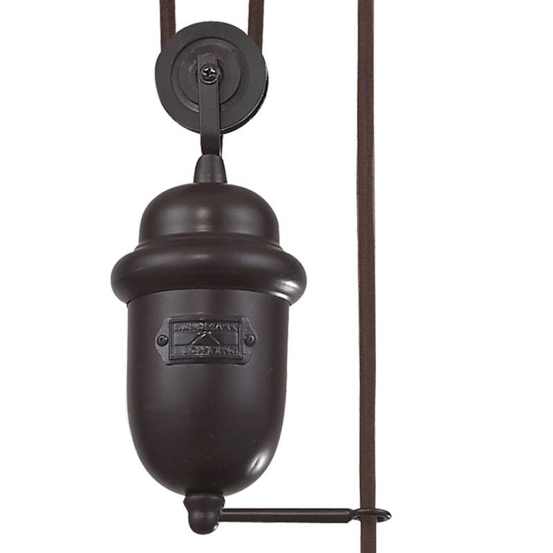 Elk Home Farmhouse Oil Rubbed Bronze Finish With Metal Shade Pendant