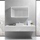 preview thumbnail 3 of 1, Modern Mirrors Cassini II Lighted Bathroom Cabinet Vanity Mirror - White - 36*48