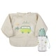 preview thumbnail 1 of 6, Saro Long Sleeve Waterproof Smock Bib & Kids Water Bottle Set Aloha
